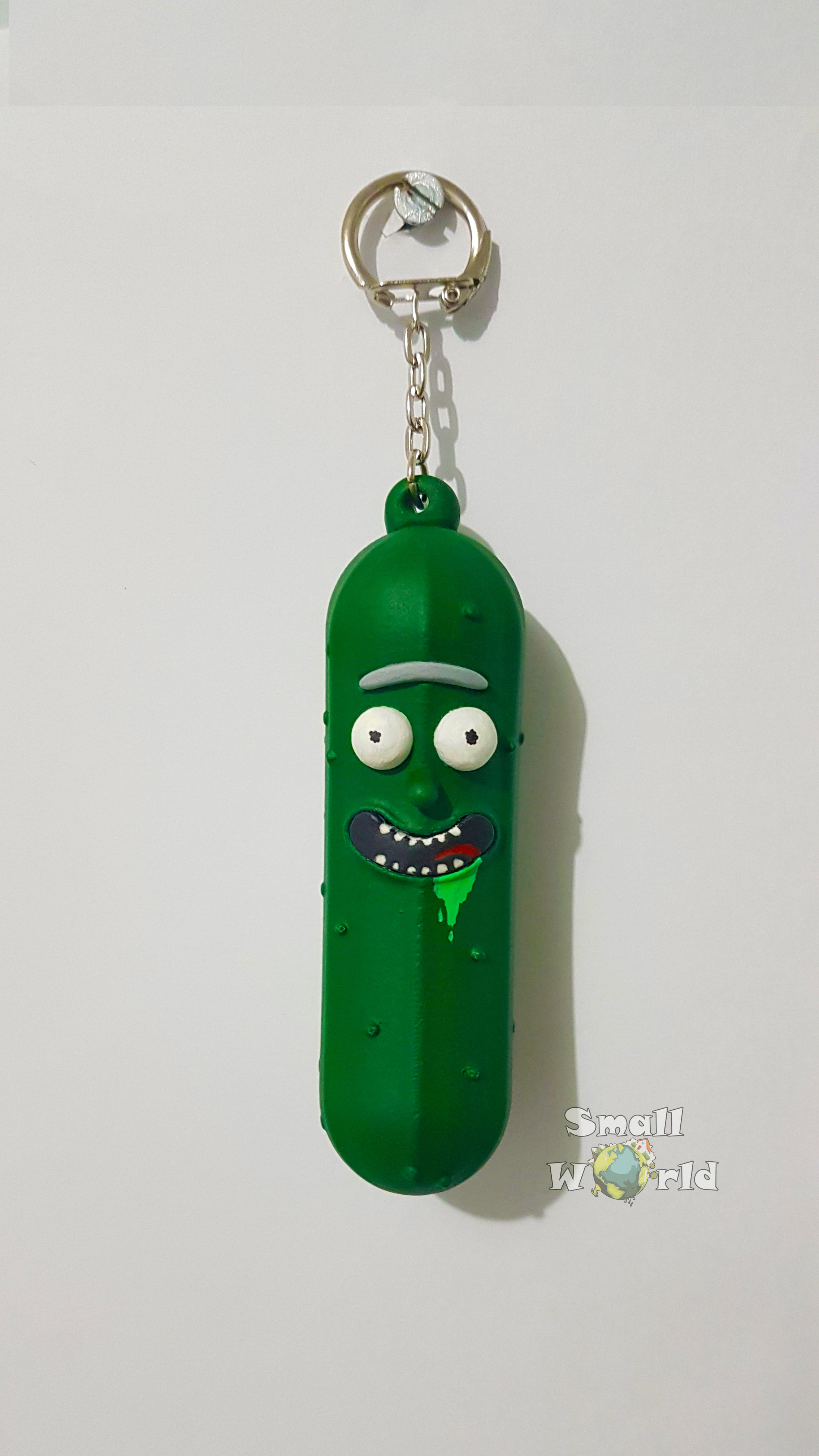Chaveiro colecionável Pickle Rick