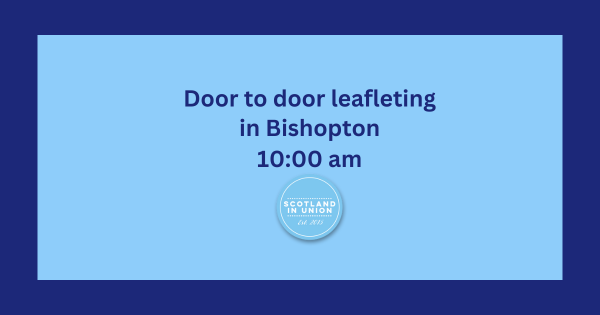 Leafleting in Bishopton