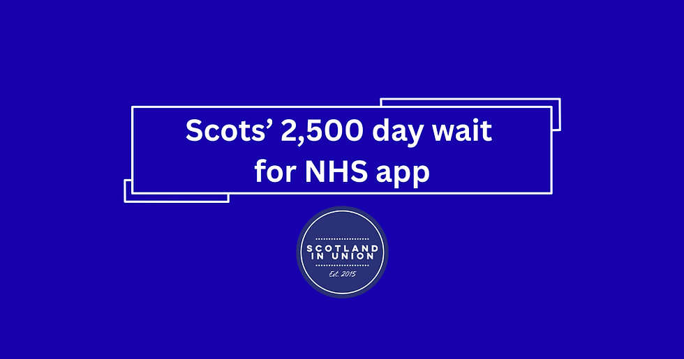 Scots’ 2,500 day wait for NHS app