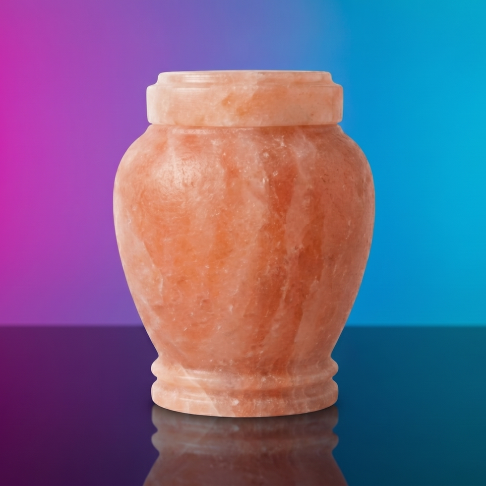 Thumbnail: Dahlia - pink Himalayan salt urn