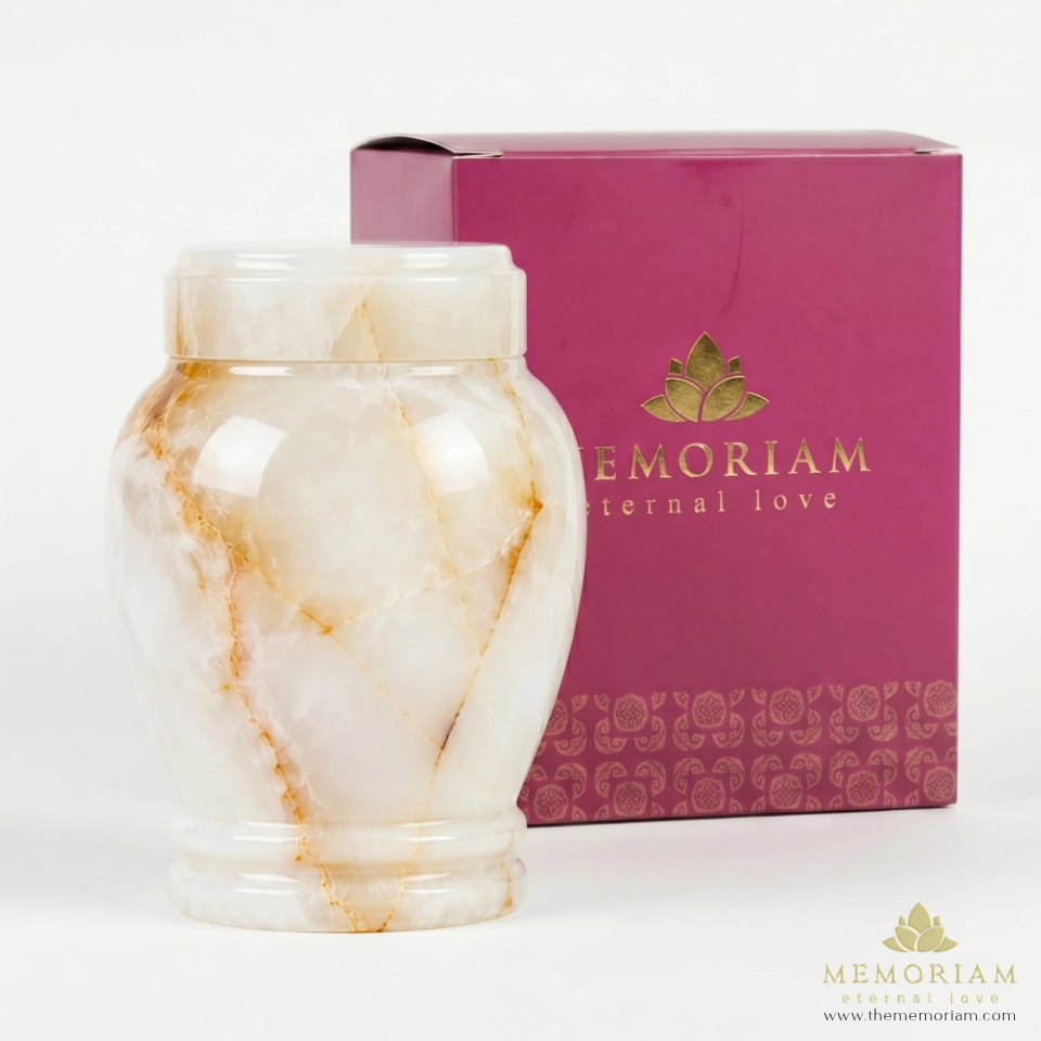 Thumbnail: Suki - white onyx urn