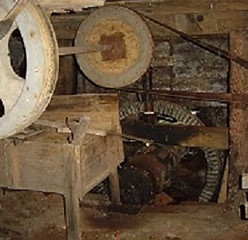 molen, tandwiel, machine, aandrijving