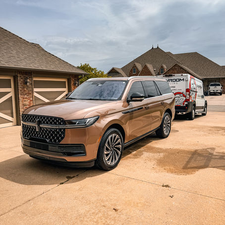 SUV with professional ceramic window tint, Oklahoma City