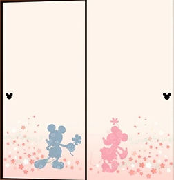ミッキーミニーの襖
