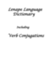 Lenape Language Dictionary & Verb Conjugations