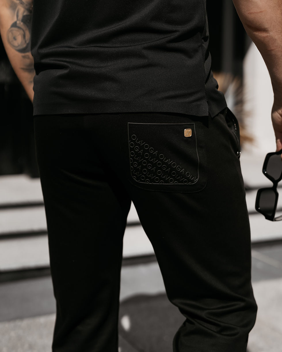 Ola Voga LUON 2026 spodnie męskie premium z detalami gold Fashionista By AC UK