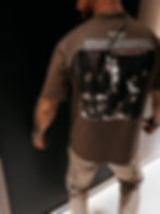 Ola Voga t-shirt męski o luźnym kroju z nadrukiem inspirowanym sztuką