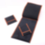 Contrasting Thread Flap Pouches