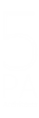 5PA architects logo in white 