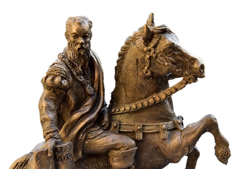 International Nonprofit PARADISE FOR ARTISTS presenta UN MONUMENTO EQUESTRE PER GIORGIO VASARI on tour in Italia