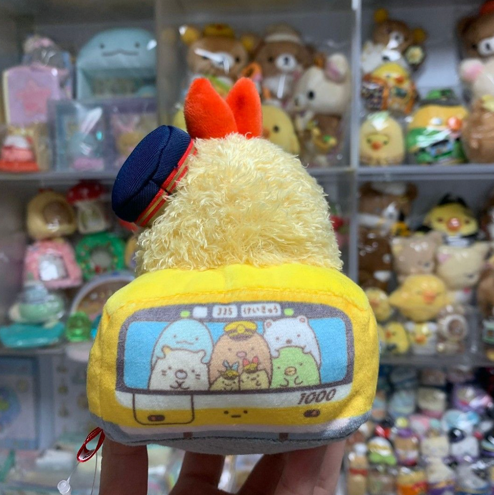 縮圖：Sumikko Guarshi 角落生物 x Keikyu & Haneda in OTA City 火車 車長 造型 中Size 公仔 - 炸蝦