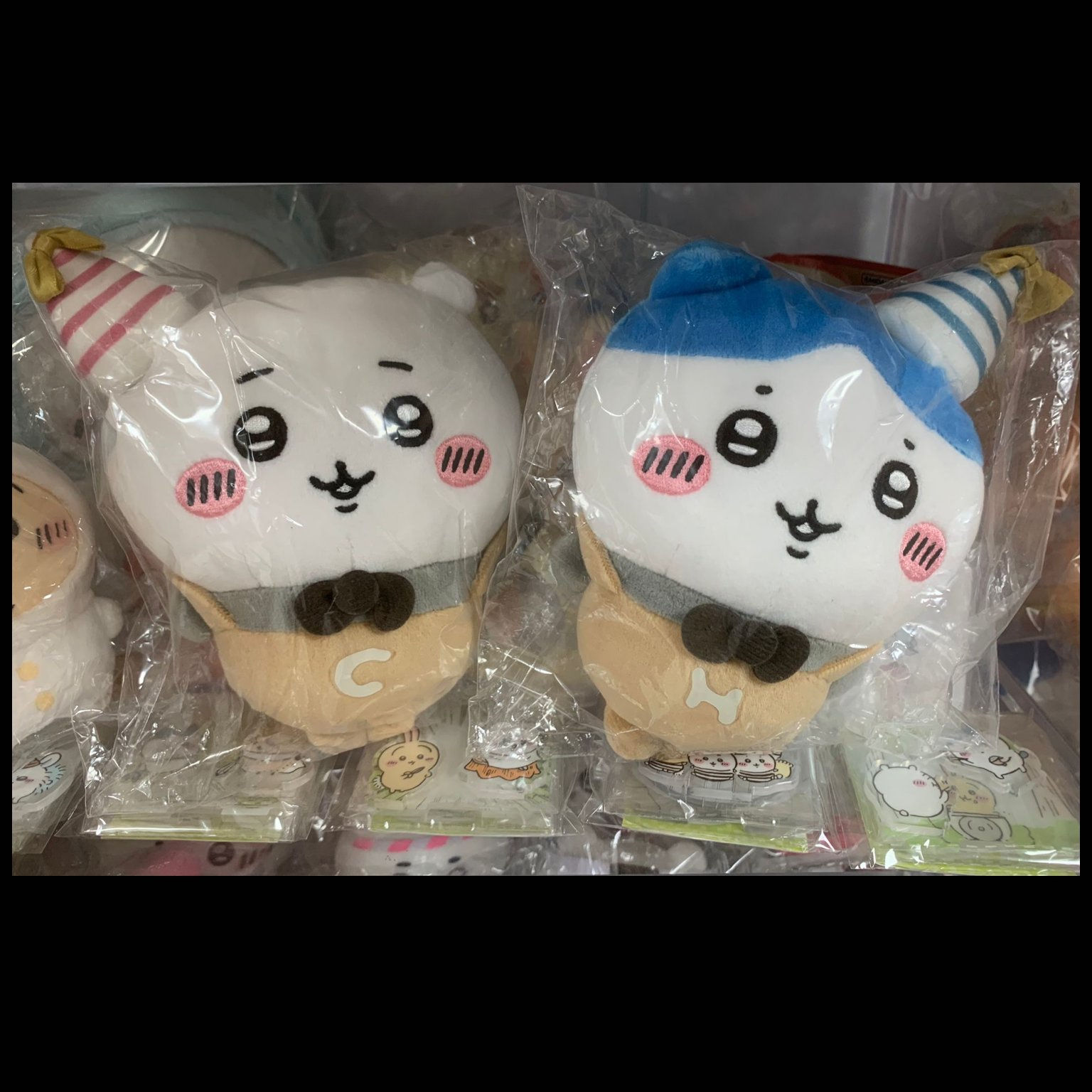 Chiikawa 小可愛 & Hachiware 小八貓 生日系列 中size公仔擺設 一對不拆售