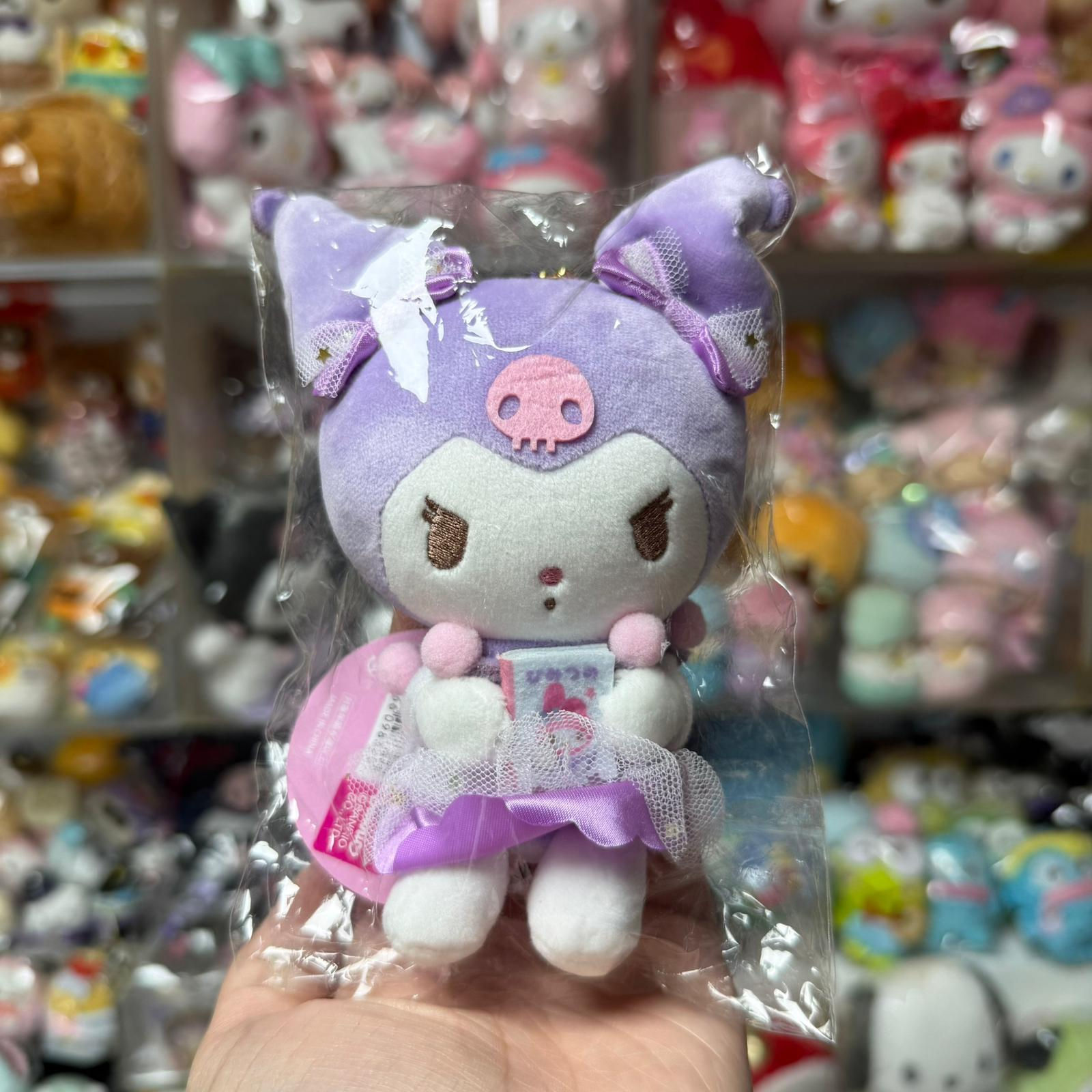 Sanrio Kuromi 可羅米 秘密的日記 家居服造型 細size 軟冧冧 掛飾公仔