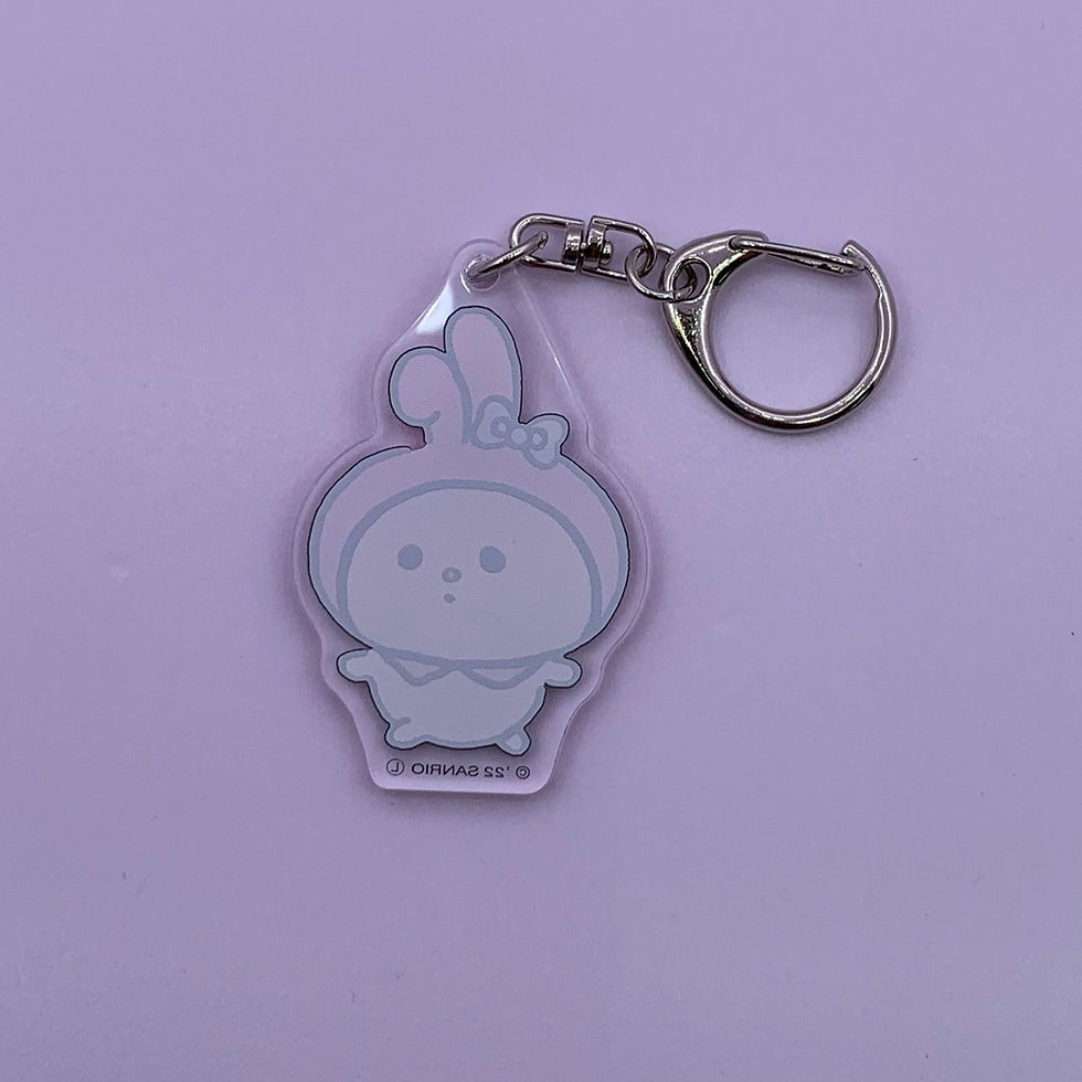 縮圖：Sanrio 2022年新作 Sanrio x NAGANO 自嘲熊 聯乘系列 鎖匙扣 - My Melody款