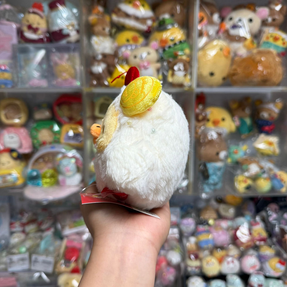 縮圖：Rilakkuma 鬆弛熊 x Etoile et Griotte系列 公仔擺設 - 鼻窿雞 (2023年)