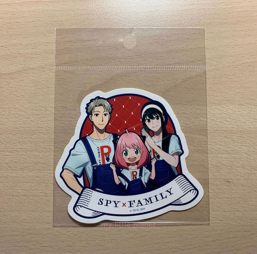 SPY x FAMILY 間諜家家酒 東京站一番街 sticker - family ver. Anya 安妮亞 Yor 約兒 Loid 洛伊德