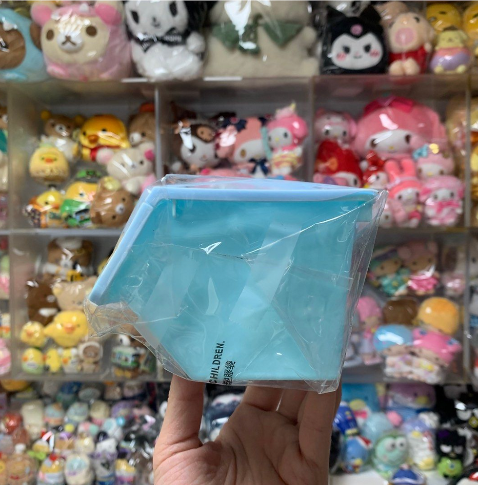 縮圖：Sumikko Gurashi 角落生物 雪糕系列 淺藍色 細Size 儲物盒 / 收納盒