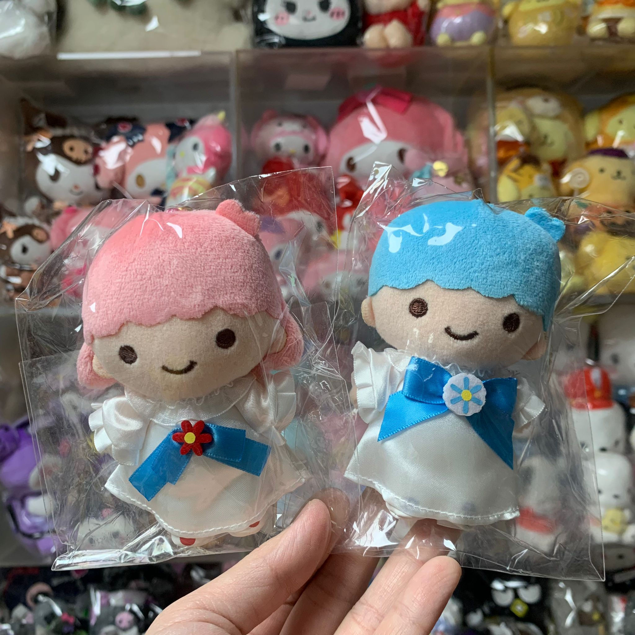 Sanrio Puroland 樂園限定 Sanrio Characters Boat Ride系列 細Size 公仔掛飾 - Little Twin Star