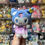 縮圖：Sanrio 花花系列 細Size 公仔 掛飾 - Kuromi 可羅米