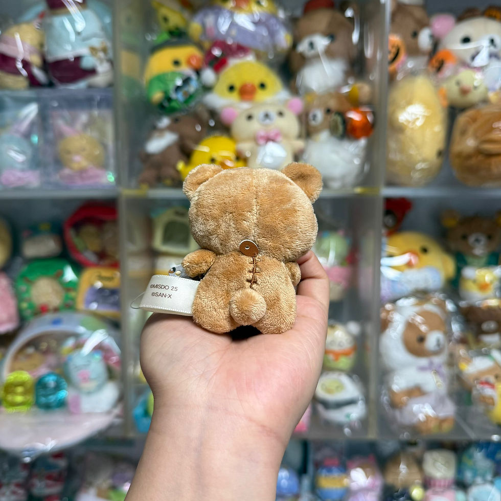 縮圖：Rilakkuma 鬆弛熊 x Mister Donut 聯乘系列 手玉公仔擺設 - 鬆弛熊
