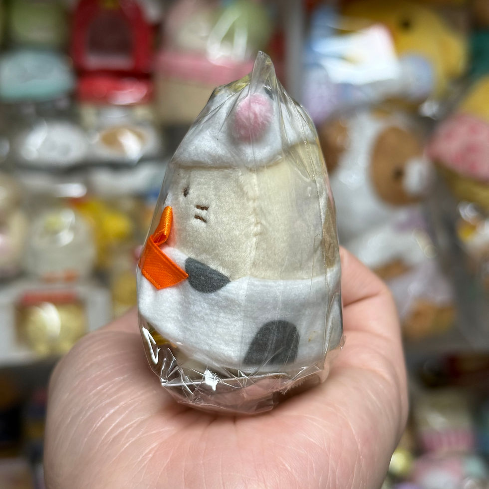 縮圖：Sumikko Gurashi 角落生物 牛年 賀年 貓 手玉 細 公仔 擺設