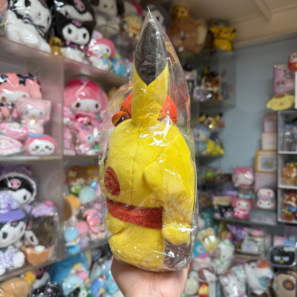 縮圖：Pokemon寵物小精靈 Pokemon Café Mix Pikachu 比卡超 公仔擺設 (絕版) (size: ~21cm x 12cm x 25c