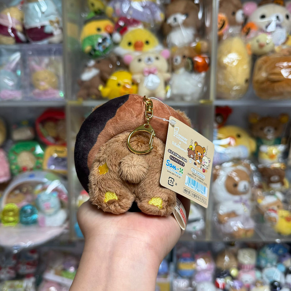 縮圖：Rilakkuma 鬆弛熊 x Mister Donut 聯乘系列 公仔掛飾 - 小棕熊