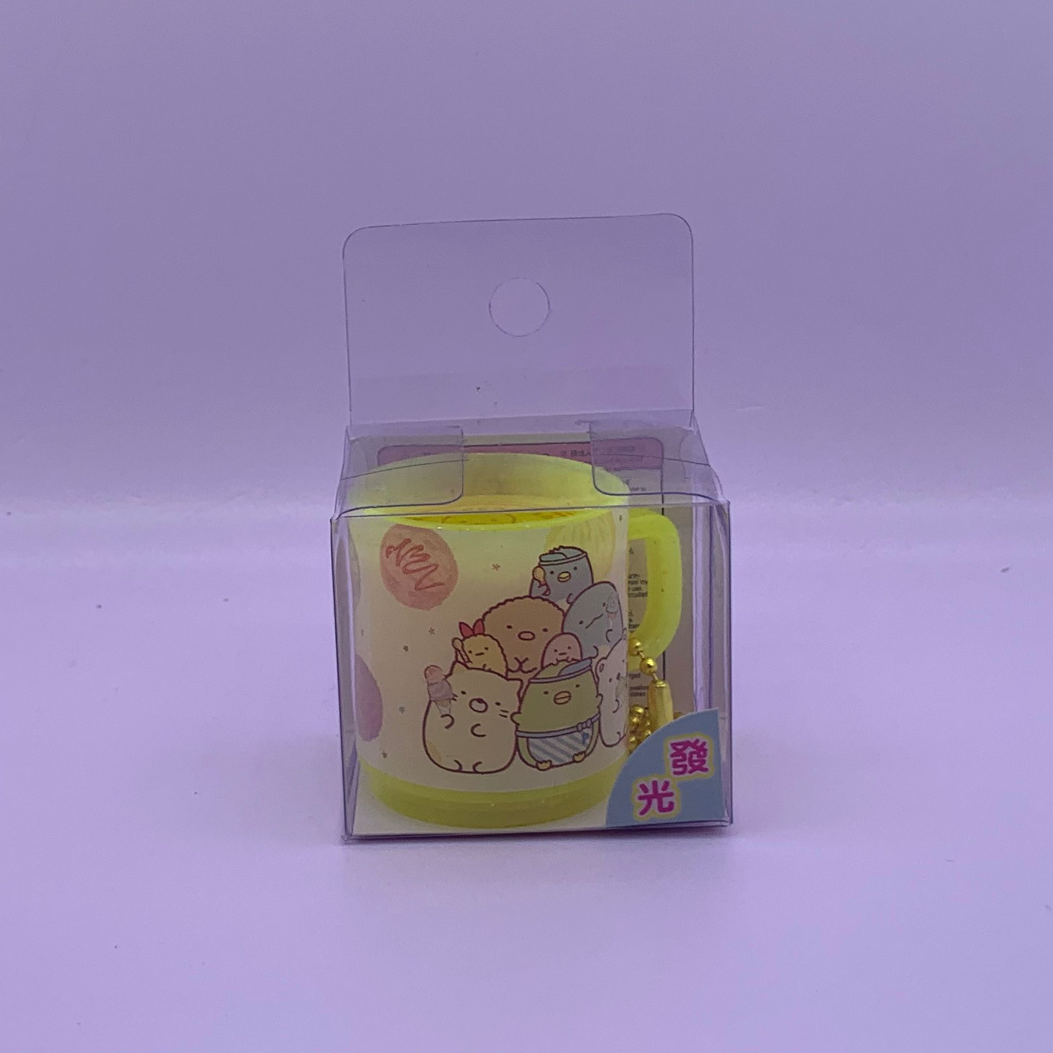 Sumikko Gurashi 角落生物 雪糕款 發光 杯仔造型 掛飾 - 黃色