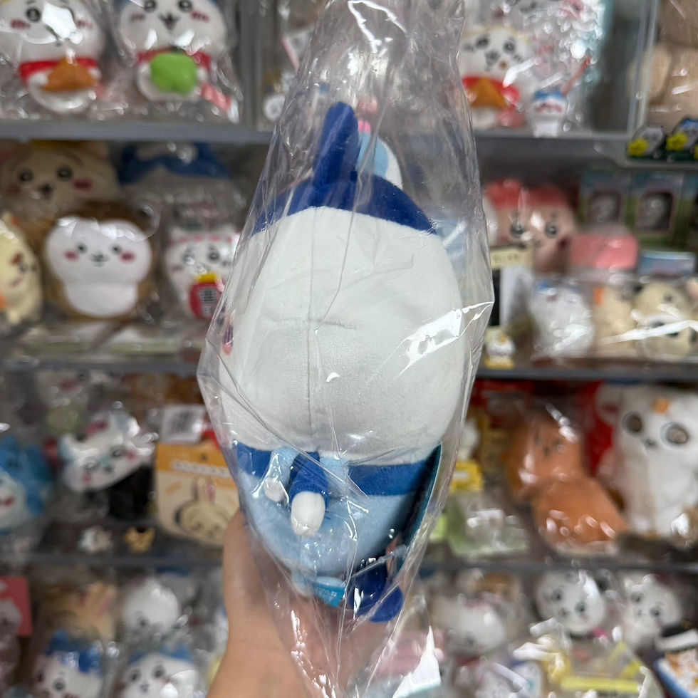 縮圖：ちいかわ Chiikawa Wakuwaku 遊樂園 Chiikawa 小可愛 大公仔擺設 - Hachiware 小八貓 拎氣球 (復刻款)