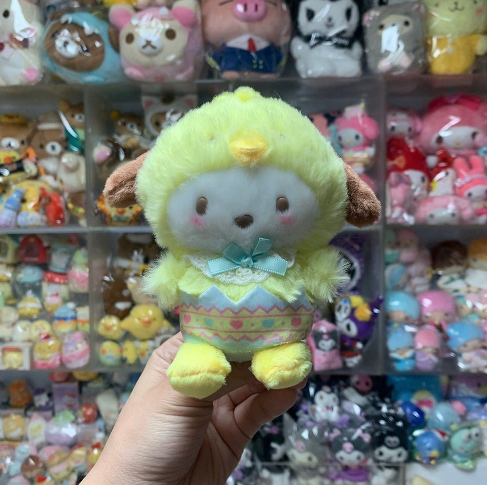 Sanrio Characters Easter 復活節 雞仔造型 細公仔掛飾 - Pochacco PC狗
