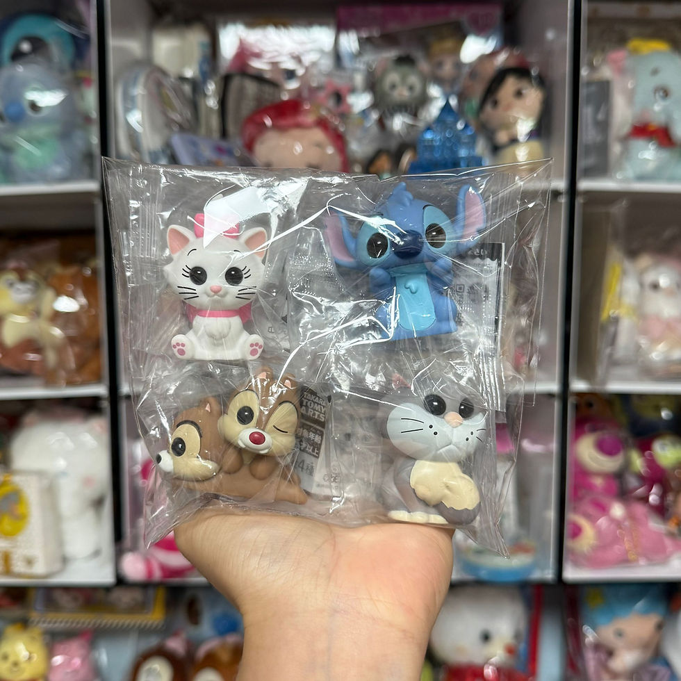 縮圖：日版 Disney Characters キラ目 豆豆眼系列 軟身 扭蛋公仔 一套4款