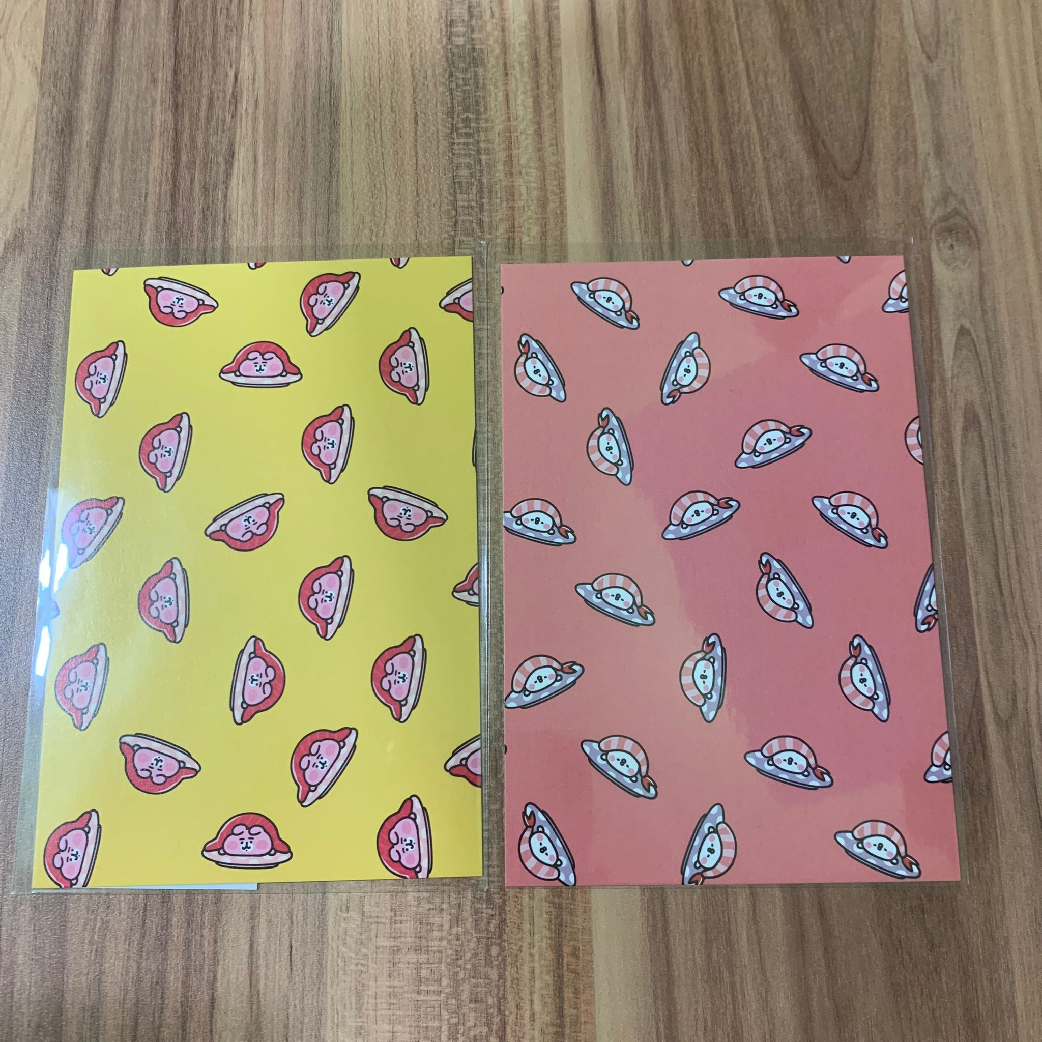 Kanahei’s Small Animals 粉紅兔兔 & P助 - 迴轉壽司系列 展覽限定 - Postcard 明信片