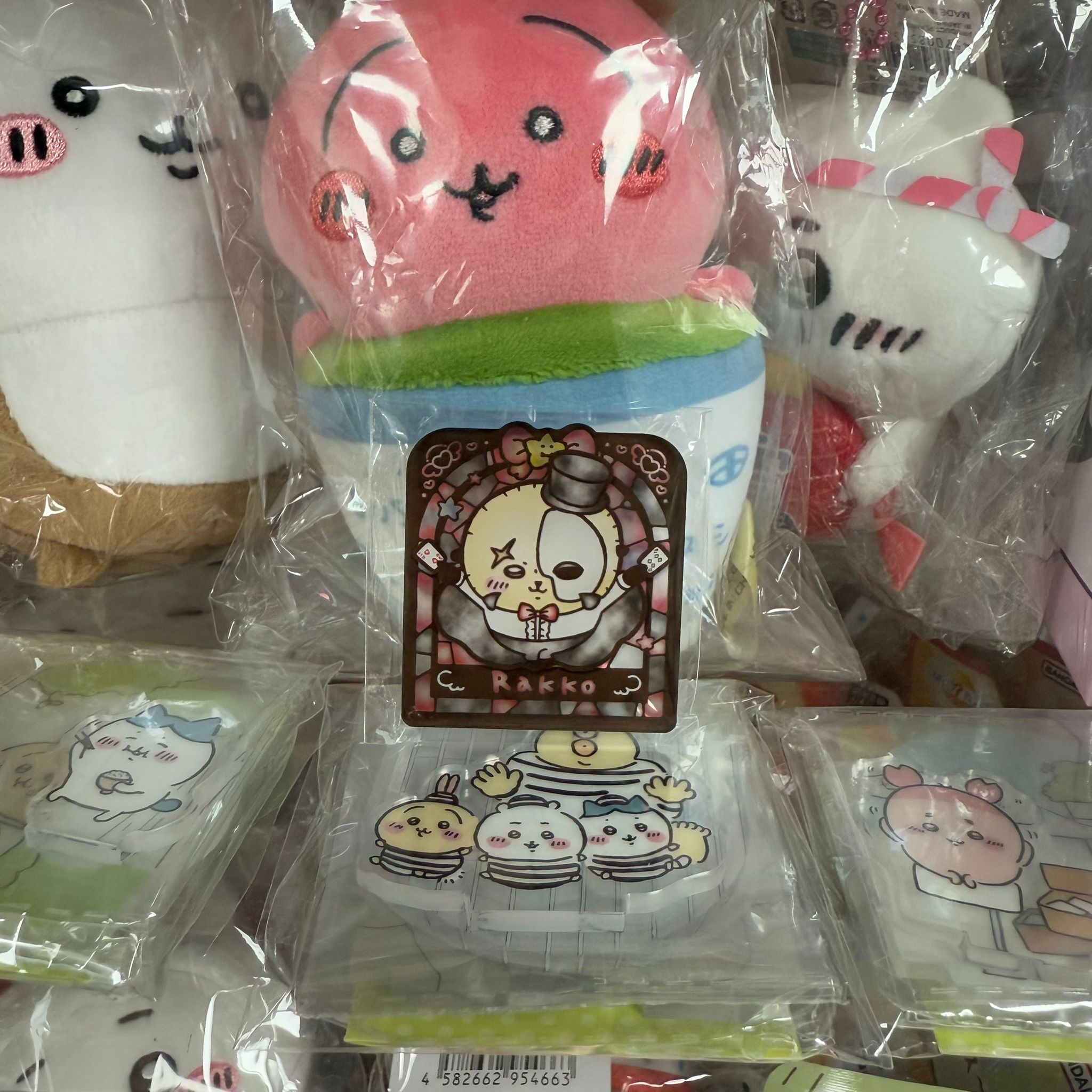 Chiikawa 小可愛 魔法少女系列 彩繪玻璃風 半透明 膠牌 扣針 - 師傅