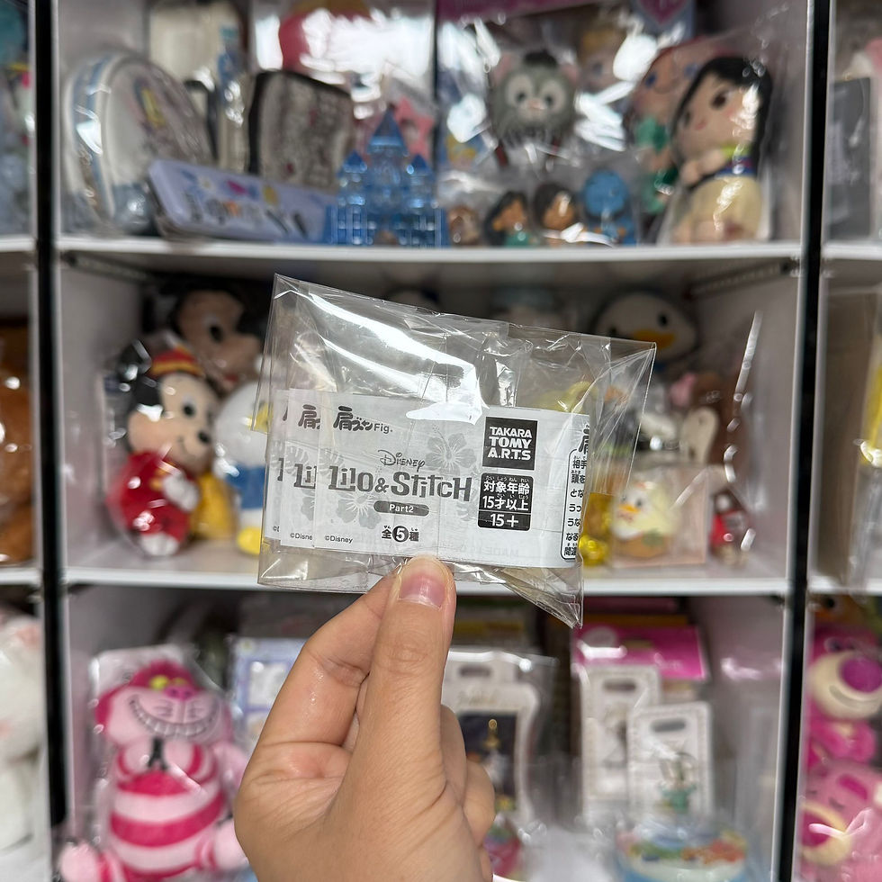 縮圖：日版 Disney Stitch 史迪仔 肩fig. Lilo & Stitch 扭蛋set 散裝3款 - Pleakley & Stitch & Scrump