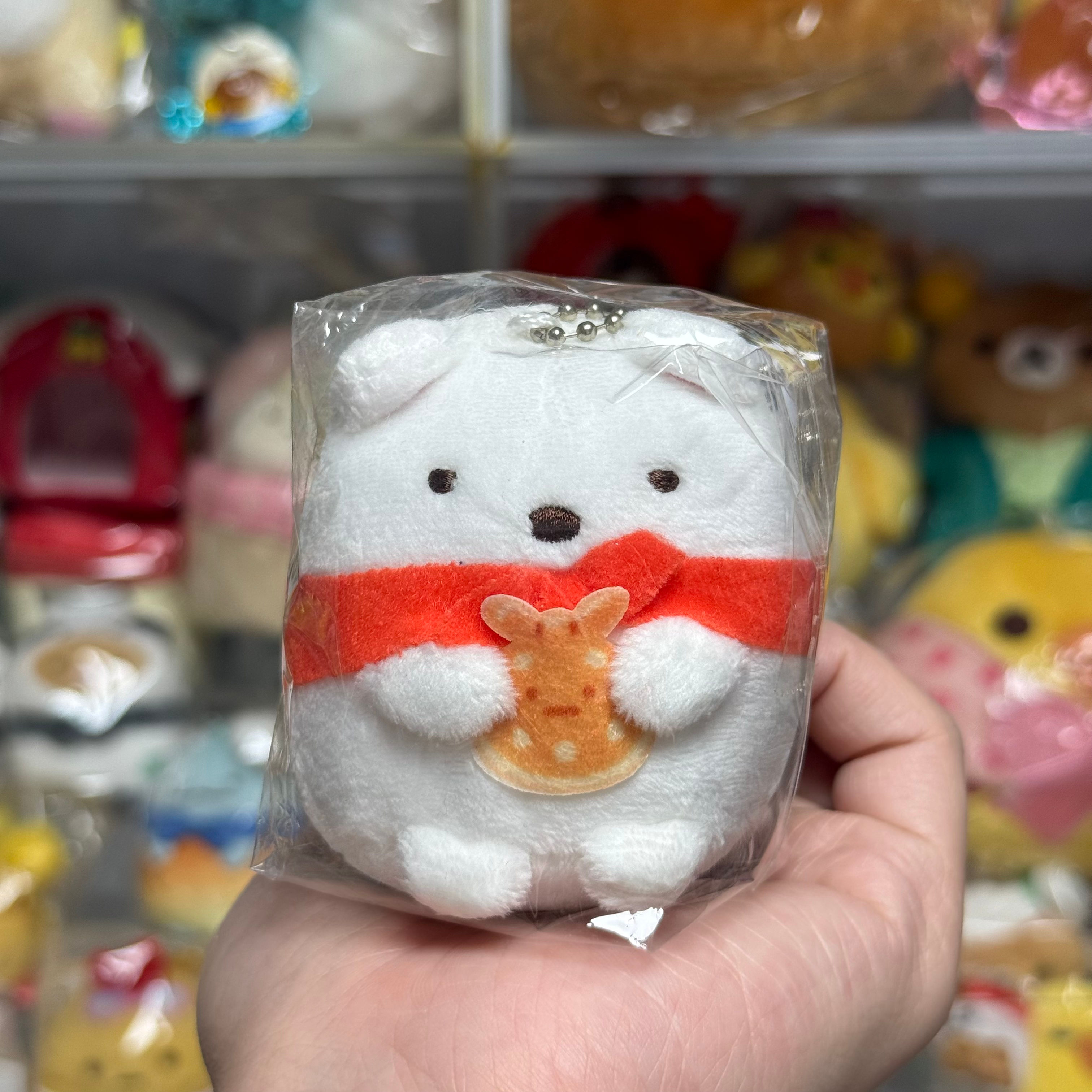 Sumikko Gurashi 角落生物 麵包系列 公仔掛飾 - 白熊