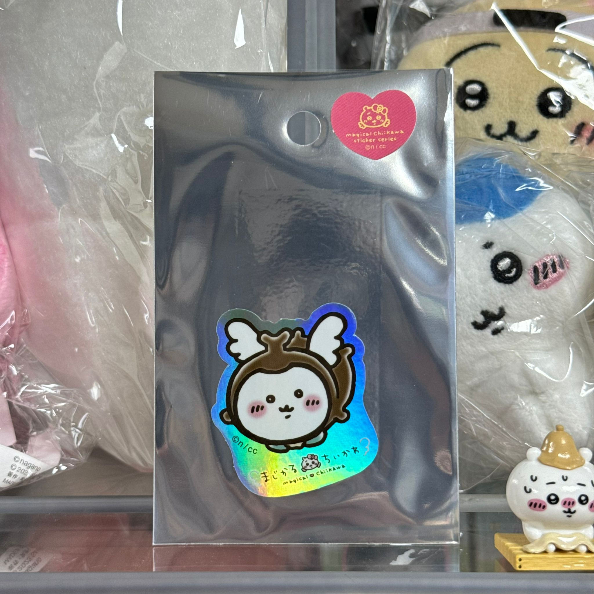 Chiikawa 小可愛 超魔法系列 中Size貼紙 - 甲蟲仔