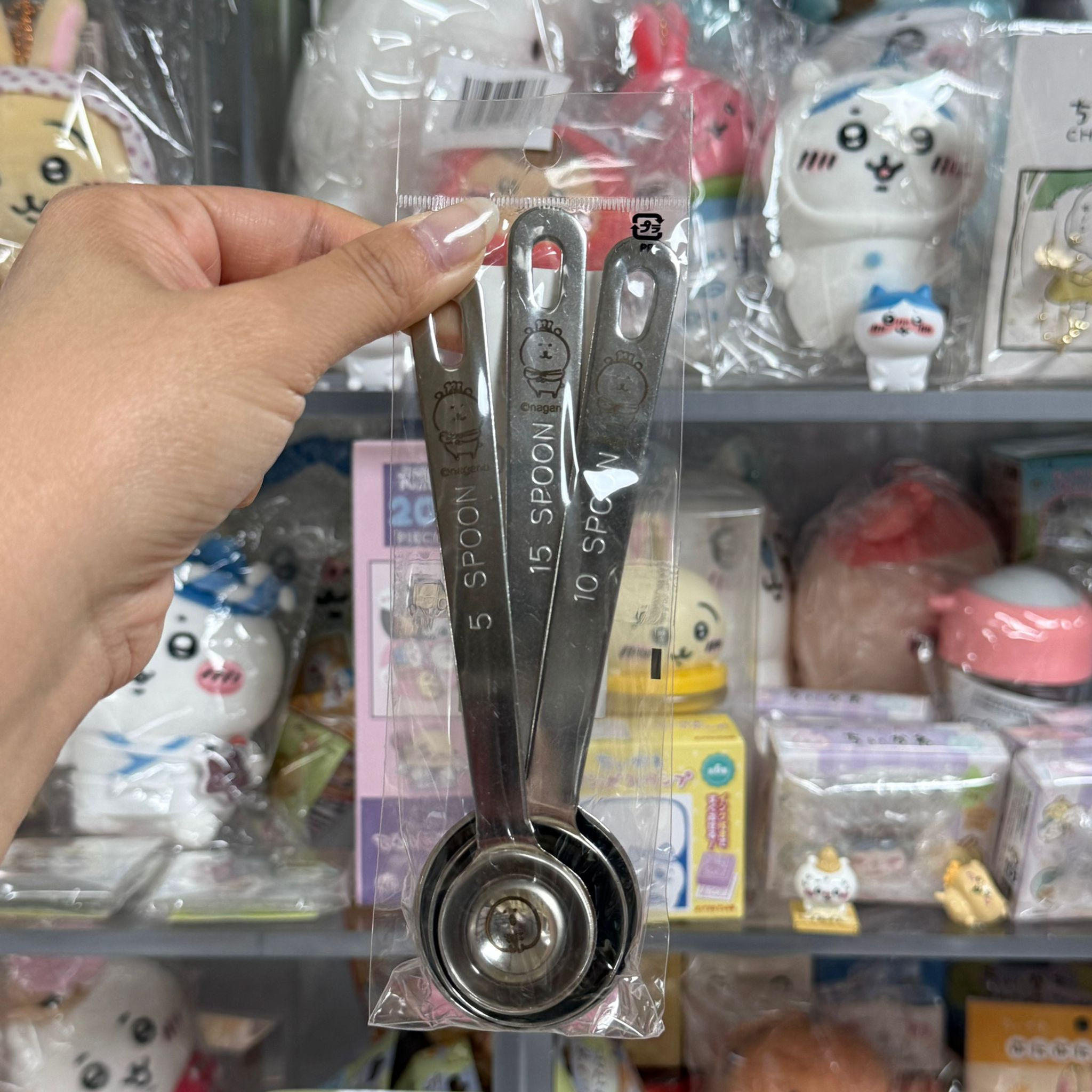 NAGANO Jokebear 自嘲熊 廚具系列 Measuring Spoon Set 量計匙羹 - 一套三個 (5mL, 10mL, 15mL 各一)