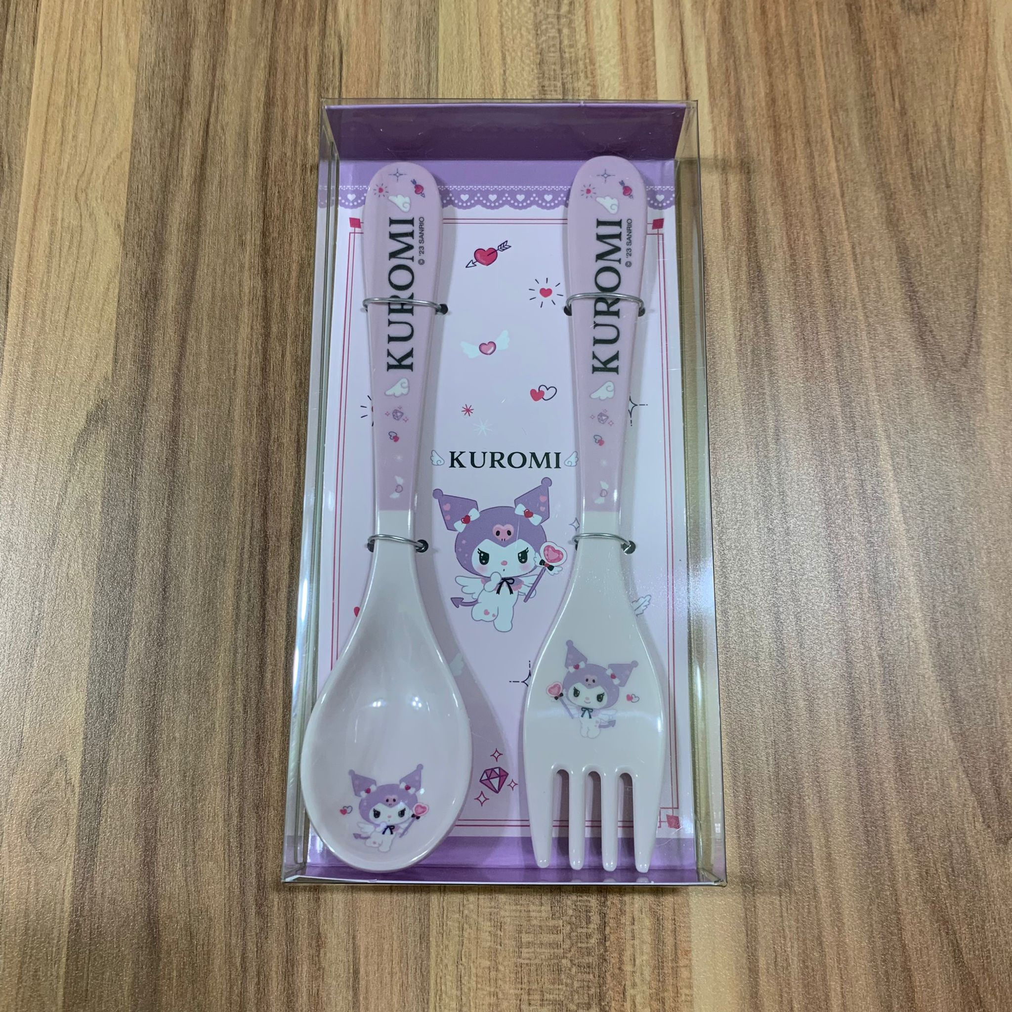 Sanrio Kuromi 可羅米 天使系列 一番賞 - 淺紫色 餐具