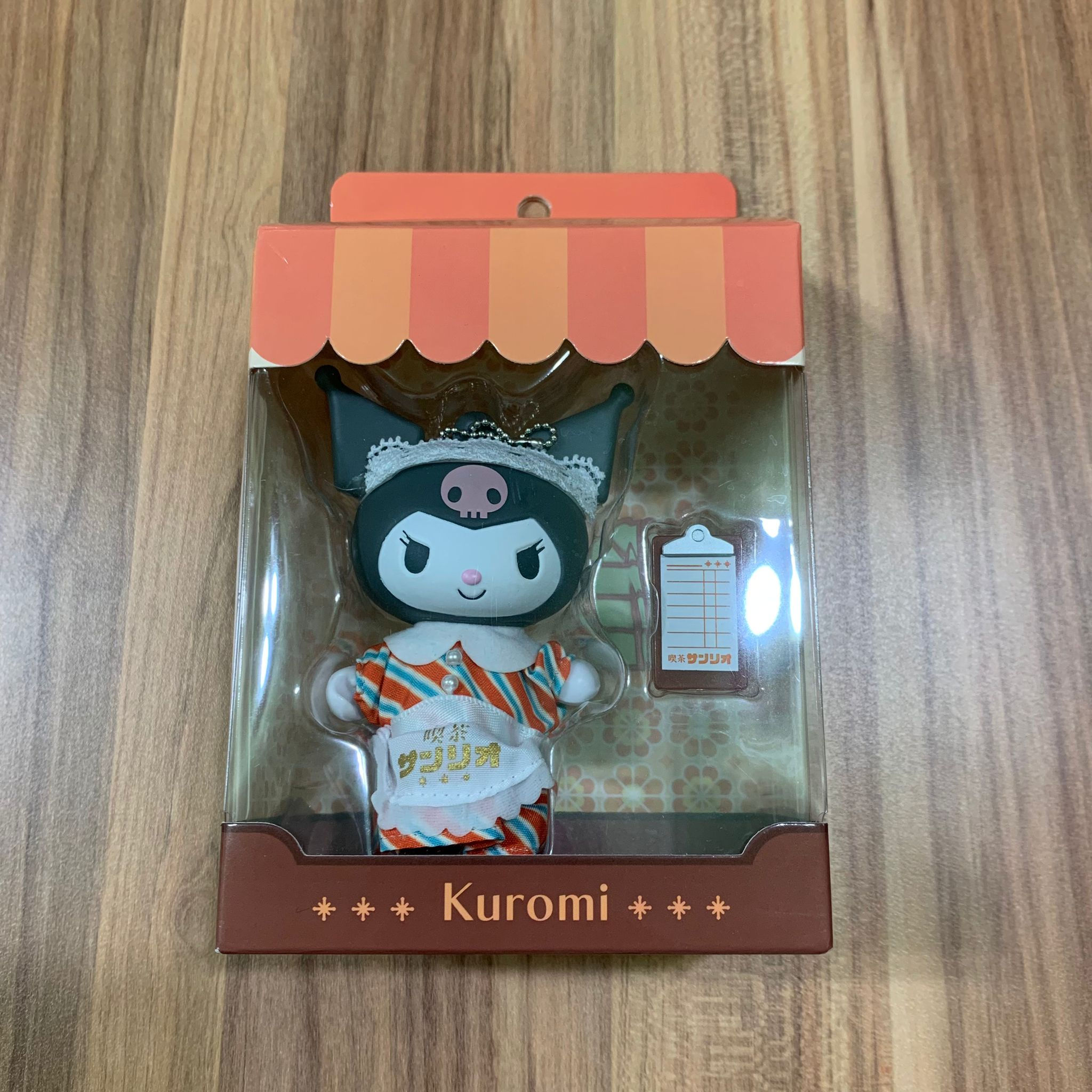 Sanrio Cafe 咖啡廳系列 換衫 細公仔掛飾 - Kuromi 可羅米