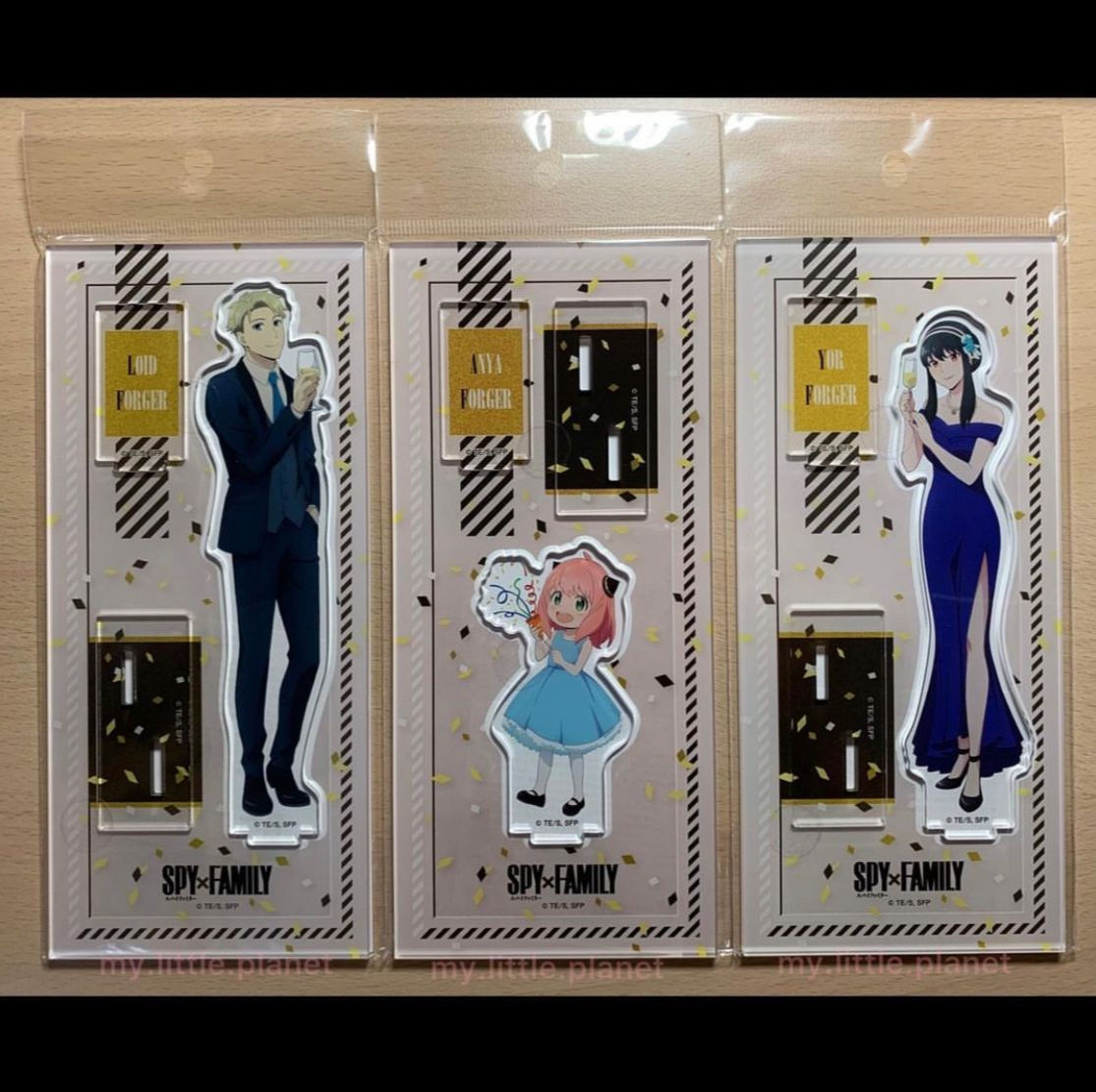 SPY x FAMILY 間諜家家酒 お祝いver. 立牌 - Loid 洛伊德 / Anya 安妮亞 / Yor 約兒
