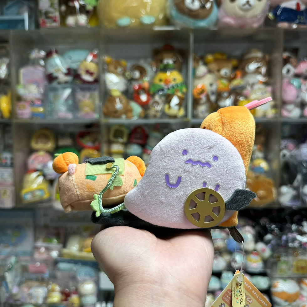 縮圖：Sumikko Gurashi 角落生物 2024年 Halloween 萬聖節系列 南瓜車 繪本 裝飾
