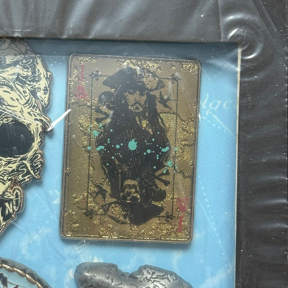 縮圖：Disney 2017年 Limited Edition 650 Pirates of the Caribbean 加勒比海盜  一套四隻 襟章 不散賣