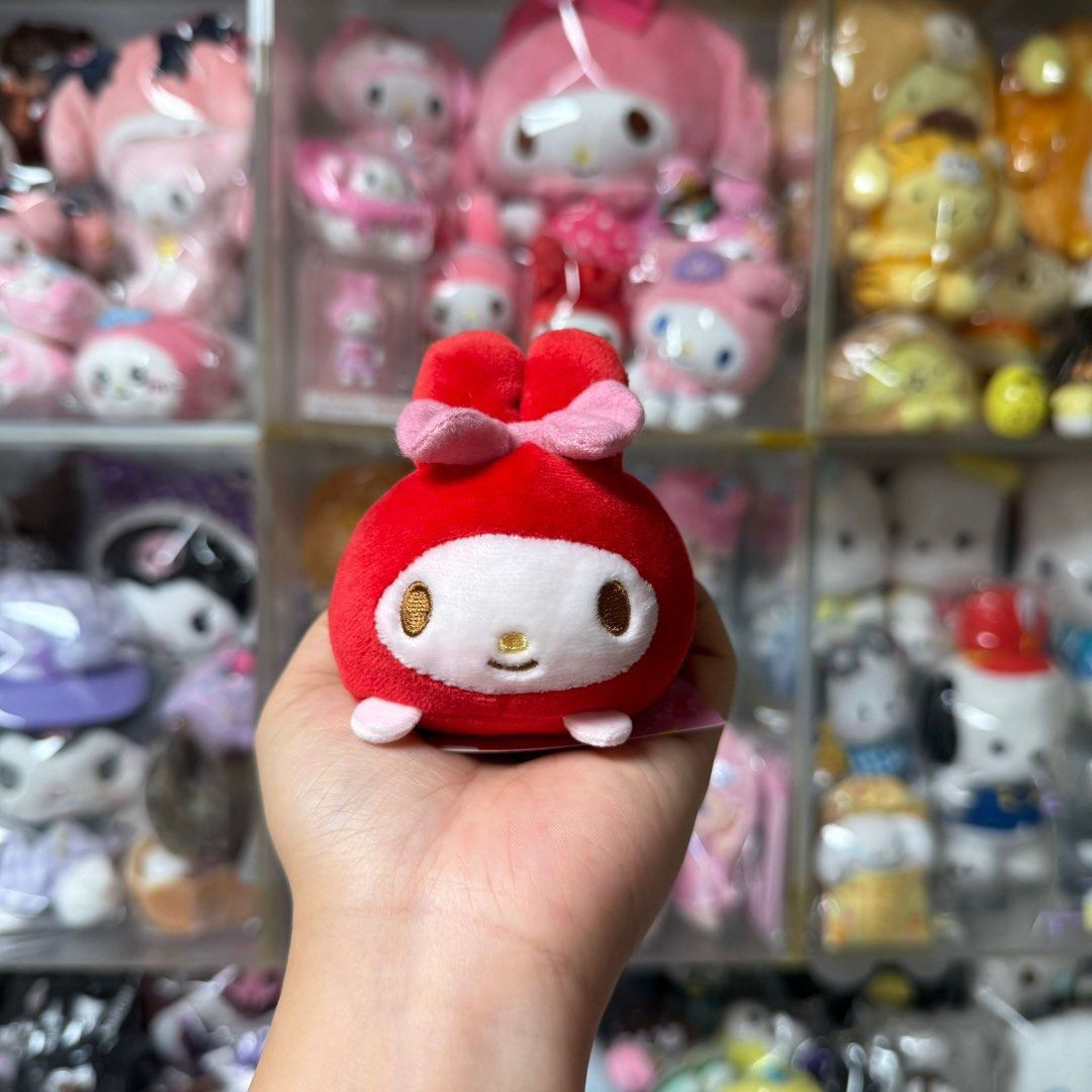 Sanrio Characters 基本款 豆豆大頭公仔擺設 - My Melody (紅色頭套款) (2021年版)
