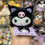 縮圖：Sanrio Kuromi 可羅米 扮貓 軟冧冧趴趴 細Size公仔