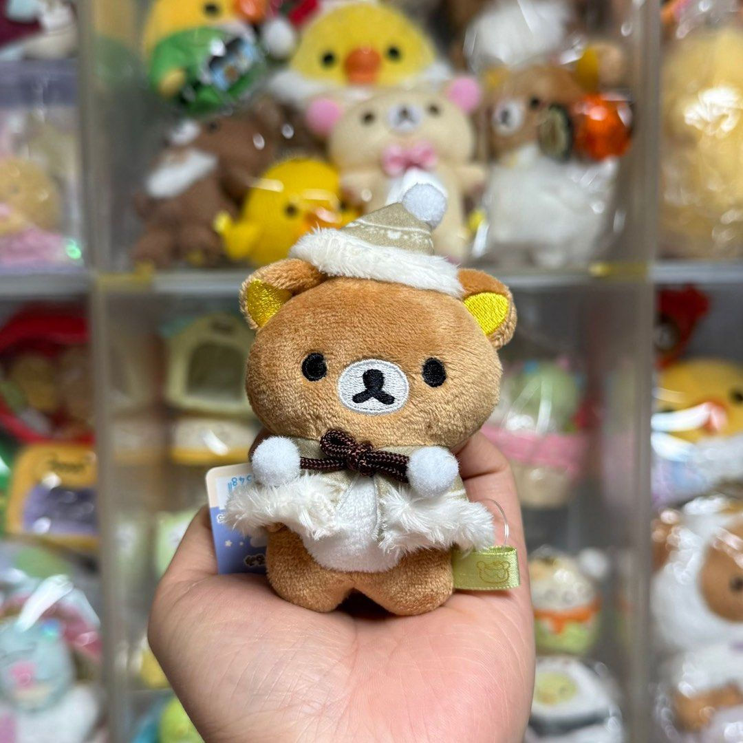 Rilakkuma 鬆弛熊 2025年 Christmas 聖誕系列 細手玉公仔擺設 - 鬆弛熊