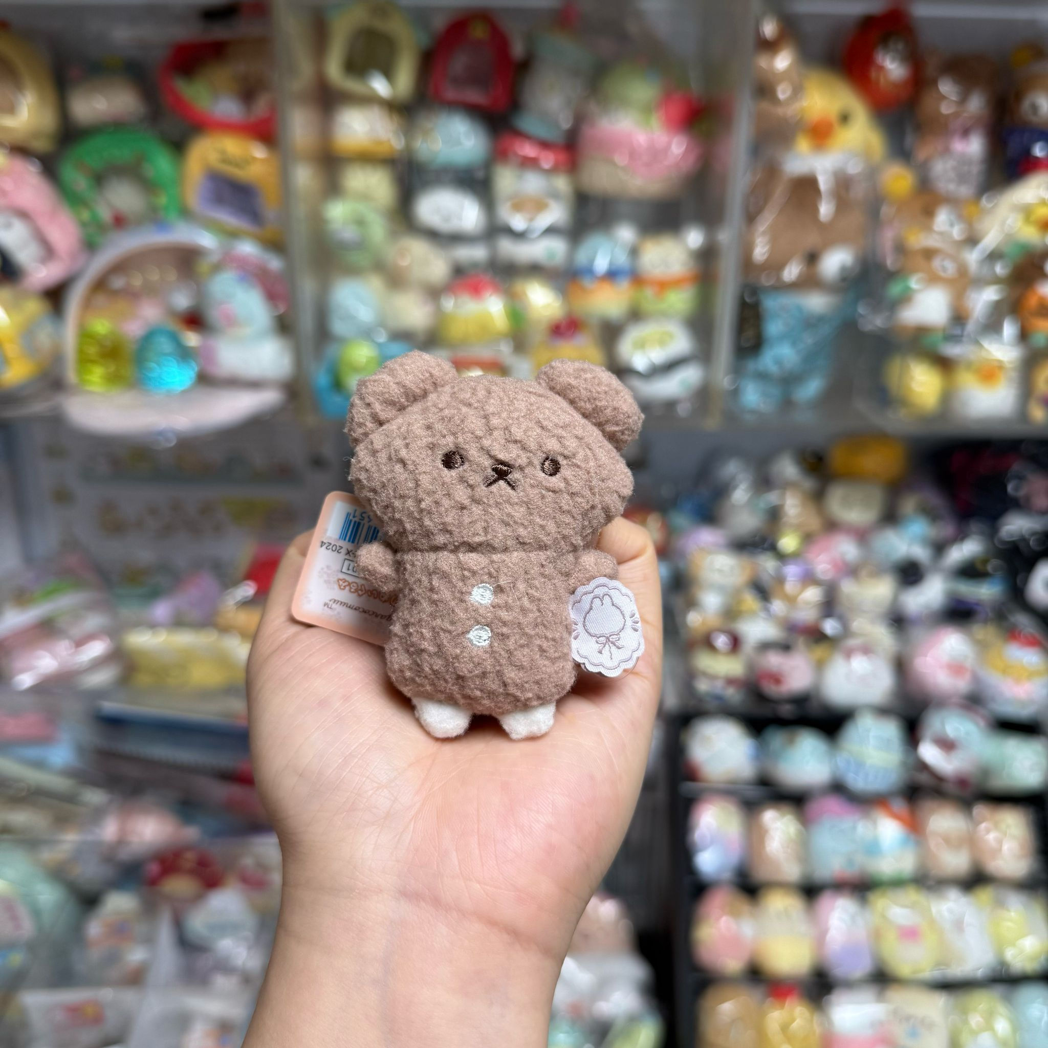 Sugarcocomuu 棉花糖兔 基本款 細手玉公仔擺設 - 小熊餅乾 Coco