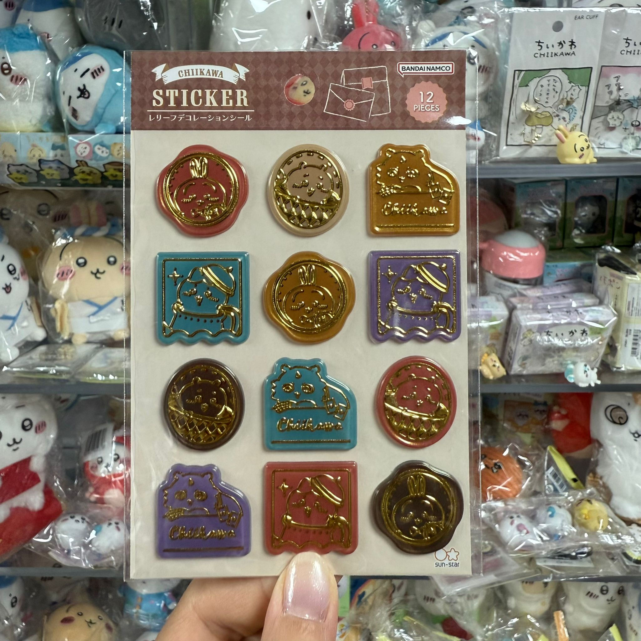 Chiikawa 小可愛 Sticker 立體 貼紙 信件裝飾 封口貼 (防火漆蠟印章)