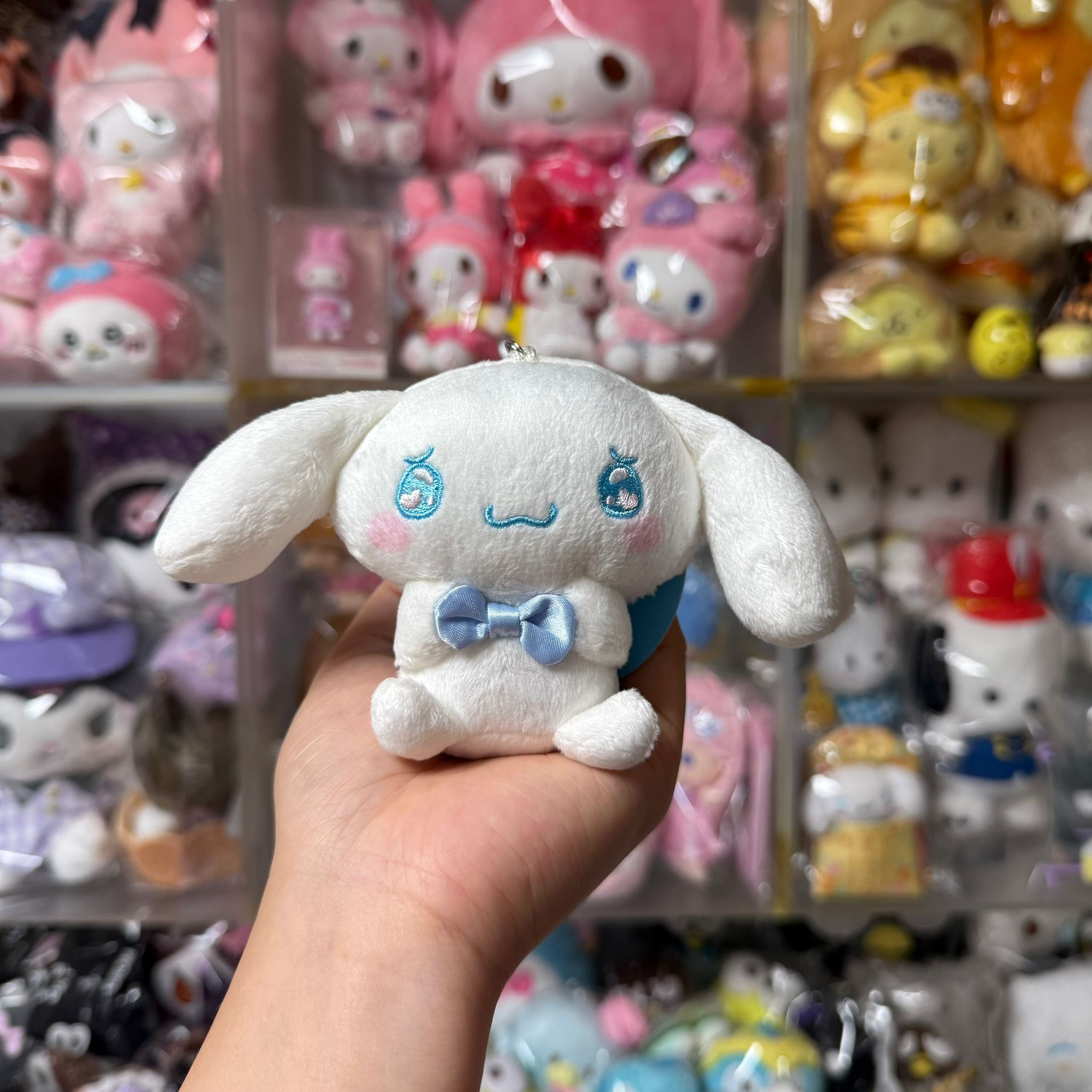 Cinnamoroll 玉桂狗 2021年 心心眼 細 可愛 掛飾 公仔