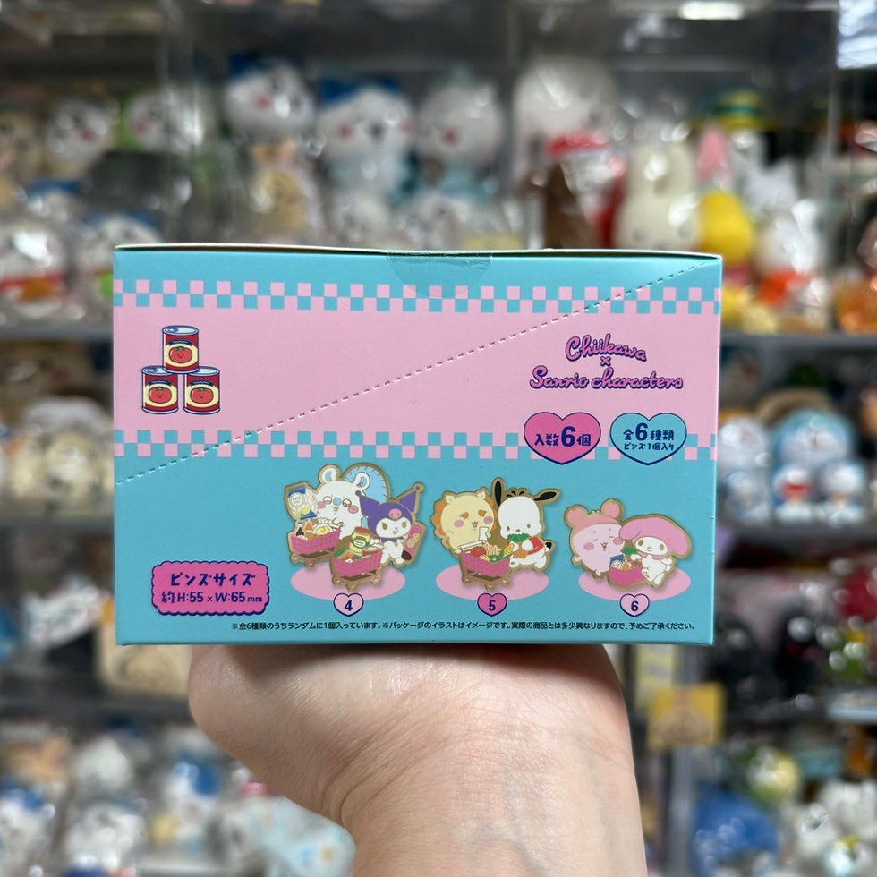 縮圖：Chiikawa 小可愛 x Sanrio Characters 聯剩系列 Pin 襟章 套裝 (一套六款)