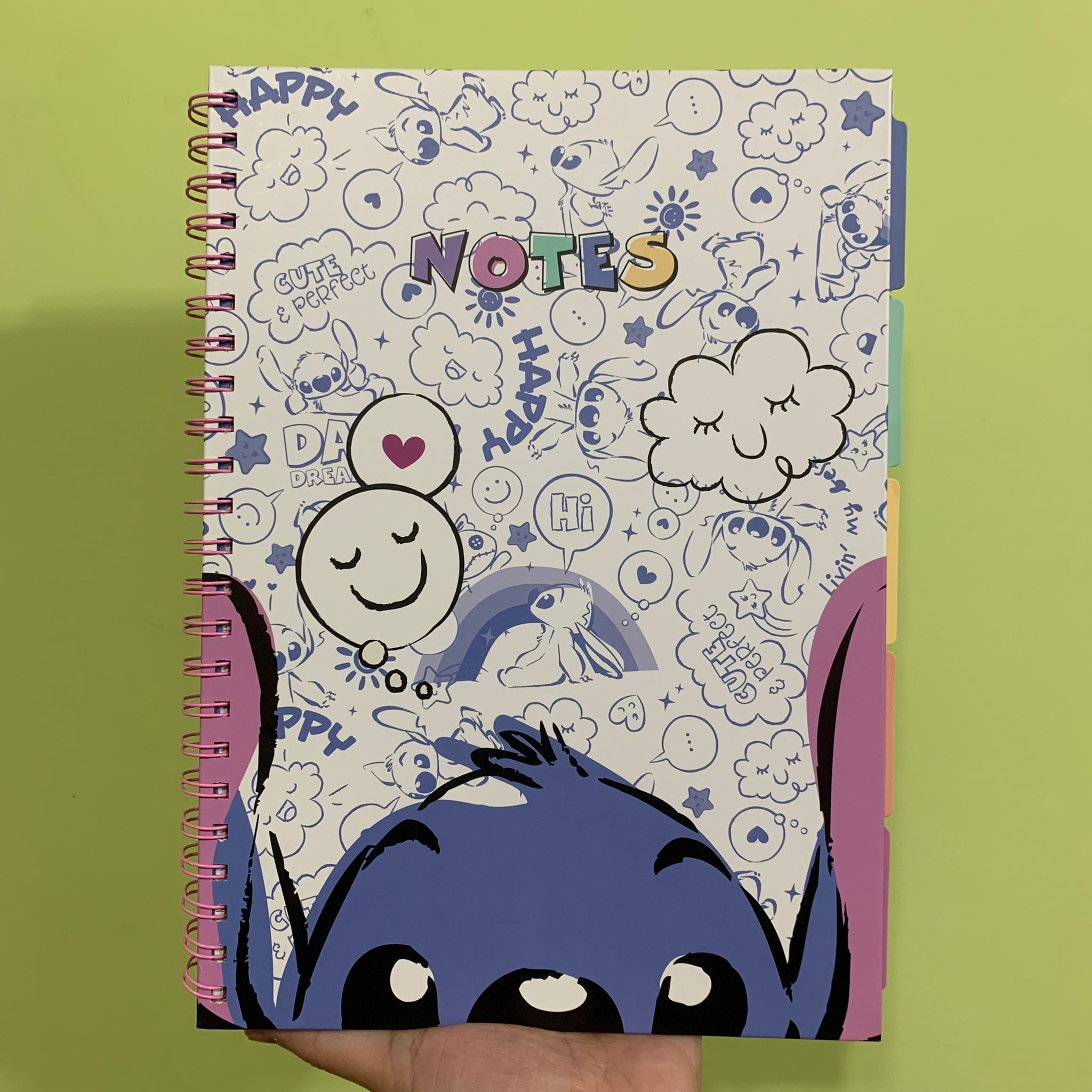Disney Stitch 史迪仔 硬皮 Notebook 筆記簿 / 單行簿 - 普通款